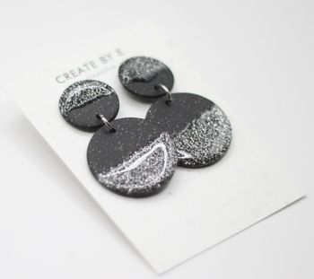 Circle (mattsvart/glittergloss)