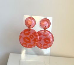 Glossy circle (rosa/orange)
