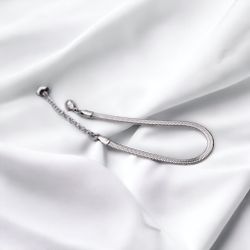 Armband i rostfritt kirurgiskt stål (silver)