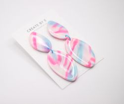 Glossy stone (rosa/blå)
