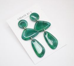 Glossy dangle (grön)