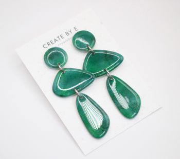 Glossy dangle (grön)