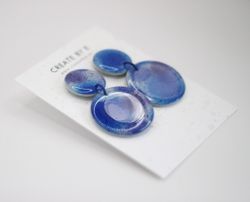 Glossy circle (blå)