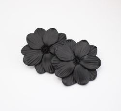 Större blommor studs (svart)