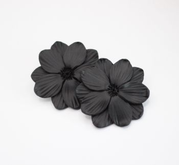 Större blommor studs (svart)