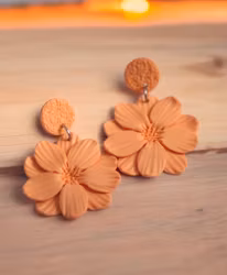 Blommor (peach)