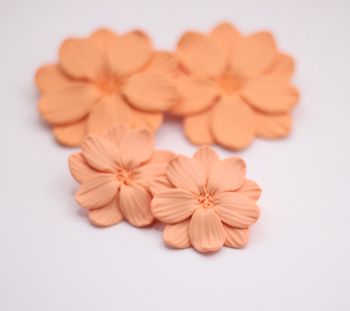 Större blommor studs (peach)