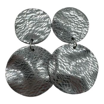 Skrynkliga cirklar (silver)