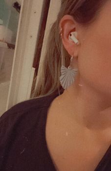 Änglar (silver/glitter) på krok