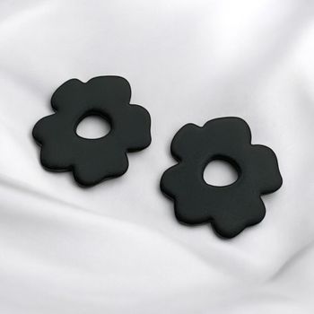 Studs blommor (mattsvart)