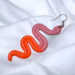 Orm singel (rosa/orange fade)
