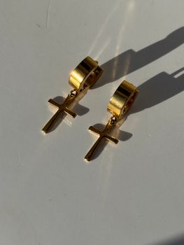 Hoops kors (guld)