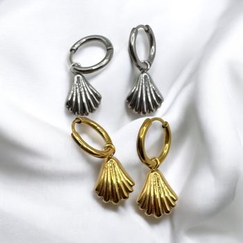 Hoops snäckor (silver/guld)