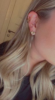 Studs rosetter (silver/guld)