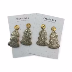 Glittriga granar (guld)