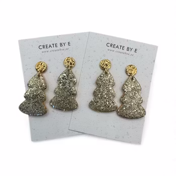 Glittriga granar (guld)