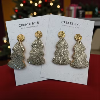 Glittriga granar (guld)