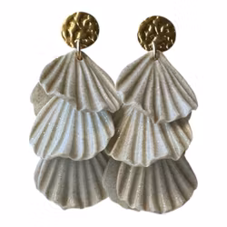 Gloria (vit/guldglitter)