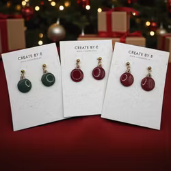 Glossiga julkulor (flera färgval) hänge