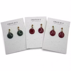 Glossiga julkulor (flera färgval) hänge