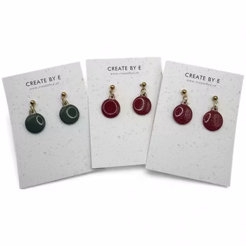 Glossiga julkulor (flera färgval) hänge