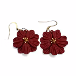 Små blommor på krok (flera färgval) guld i mitten