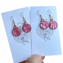 Glossiga julkulor på krok (flera färgval)