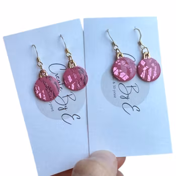 Glossiga julkulor på krok (flera färgval)