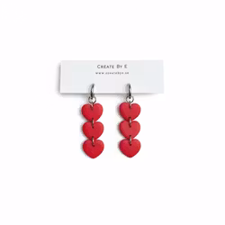 Hjärtan på rad (flera färgval)