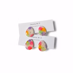 Små glossiga påskägg (tre färgval) studs