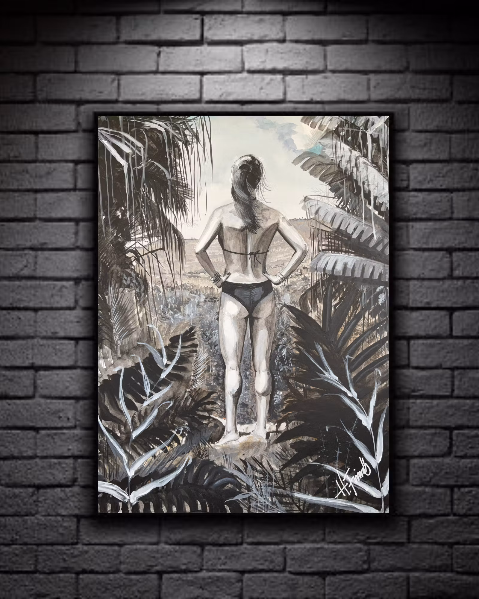 MOMENT 70x90cm acrylic canvas