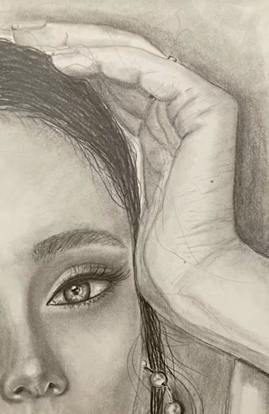 LA PERLA LADY 40x50cm drawing