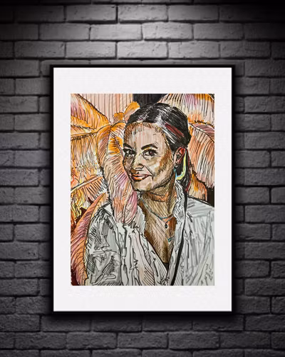 CONNIE 40x50cm ink