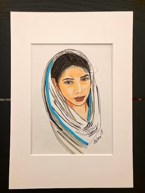 IRIS 21x30cm ink