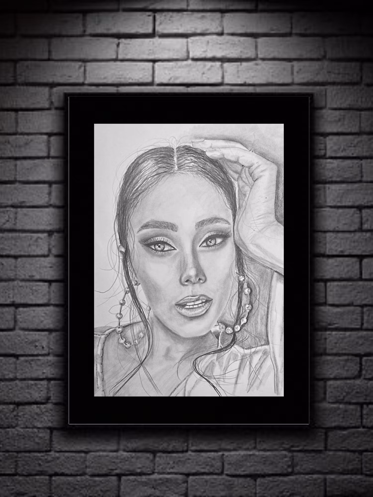 LA PERLA LADY 40x50cm drawing