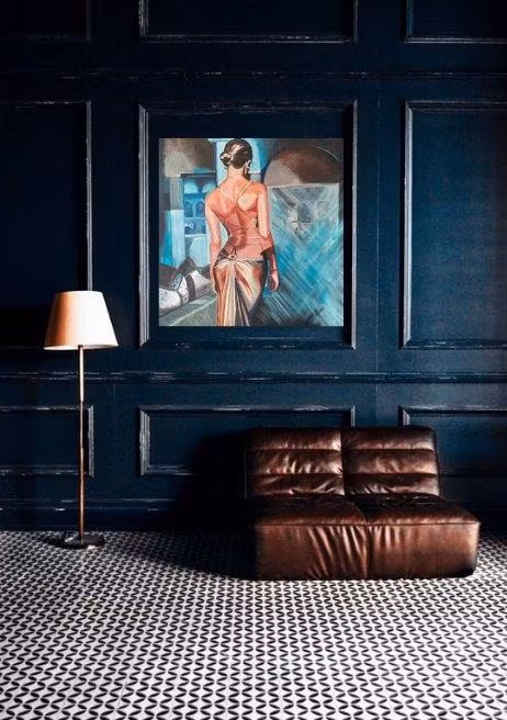 SHE 90x90cm acrylic canvas