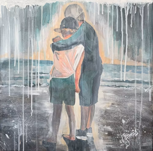 I`LL TAKE CARE OF YOU 50x50cm acrylic canvas