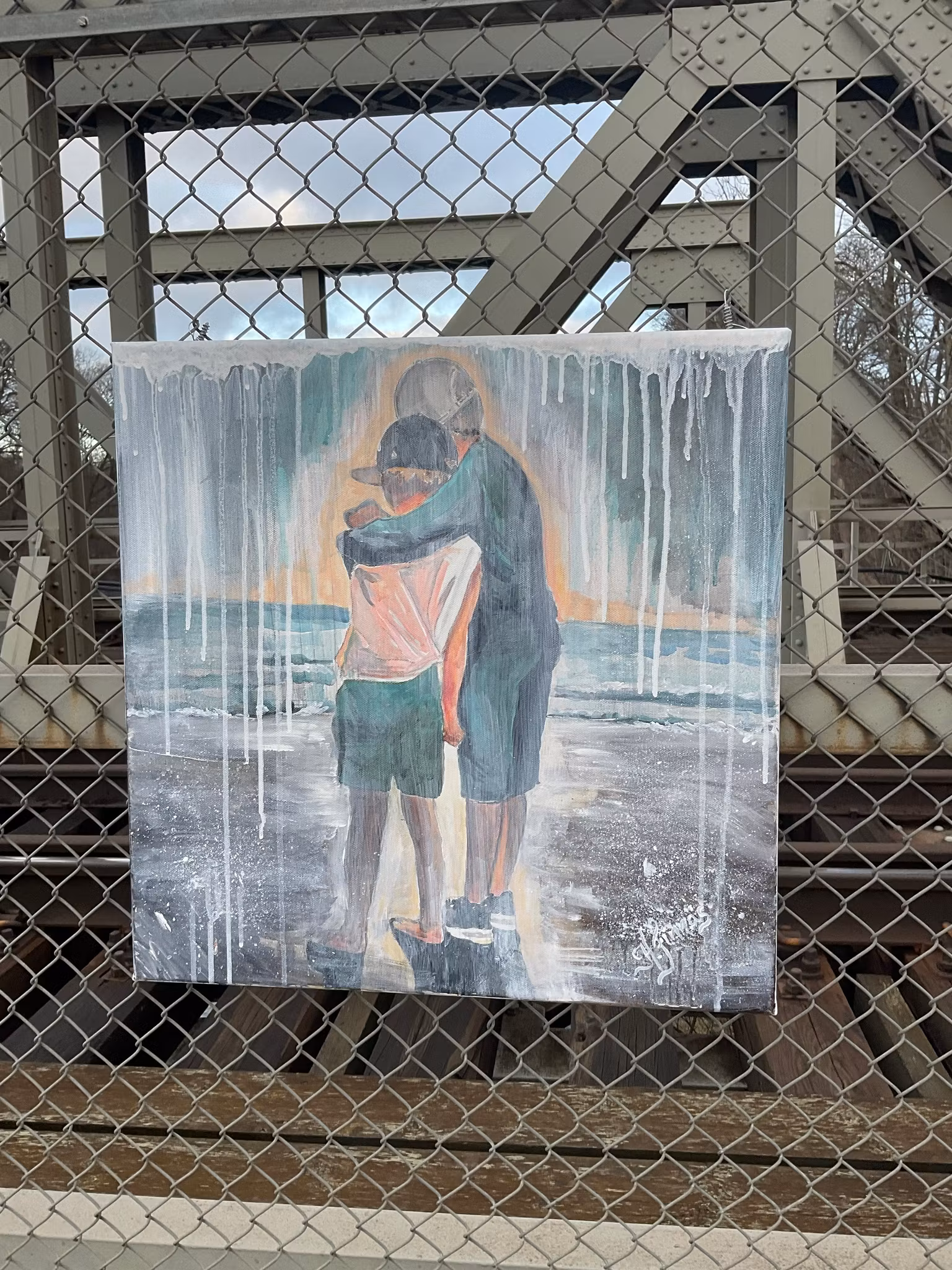 I`LL TAKE CARE OF YOU 50x50cm acrylic canvas