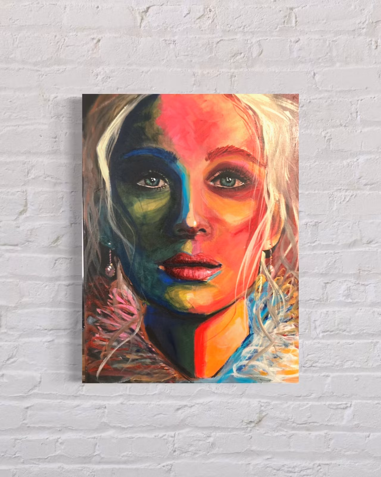 I AM- Acrylic canvas 30x40cm