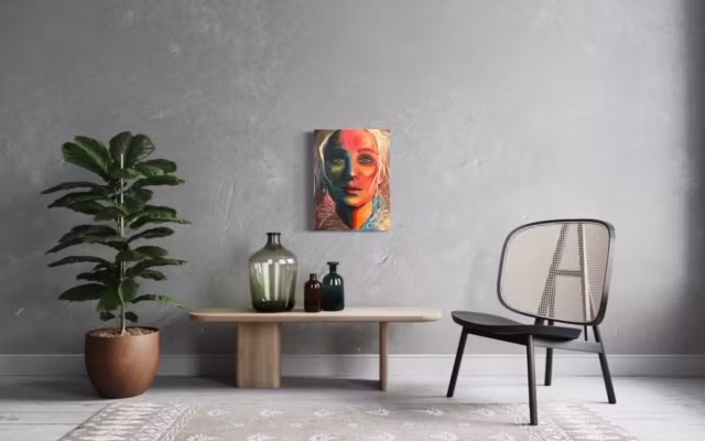 I AM- Acrylic canvas 30x40cm