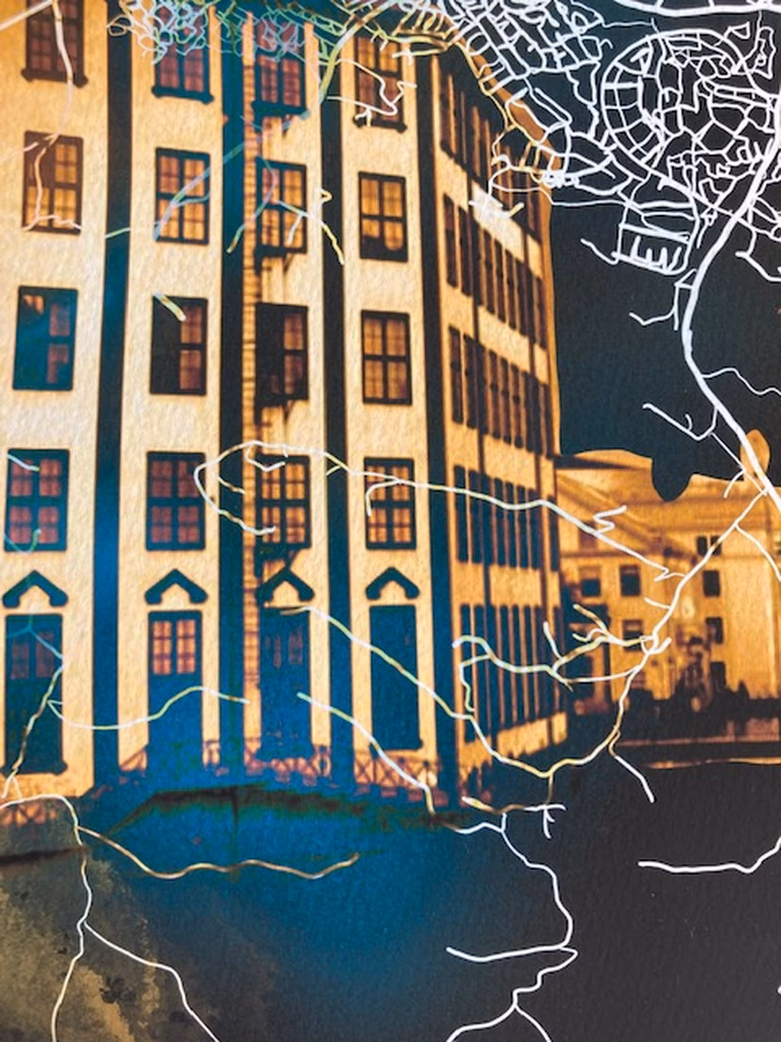 NORRKÖPING strykjärnet digital art print 50x70cm