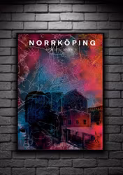 NORRKÖPING bron digital art print 50x70cm