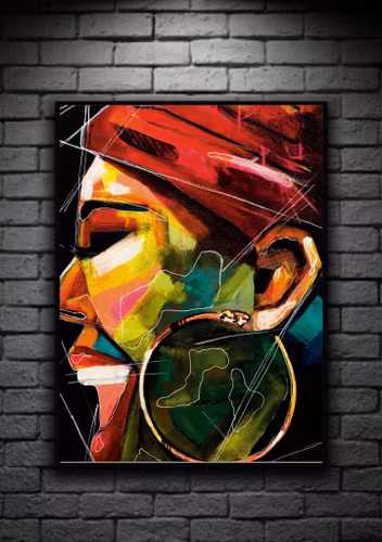 LAUGH CLOSE TO YOU art print 50x70cm