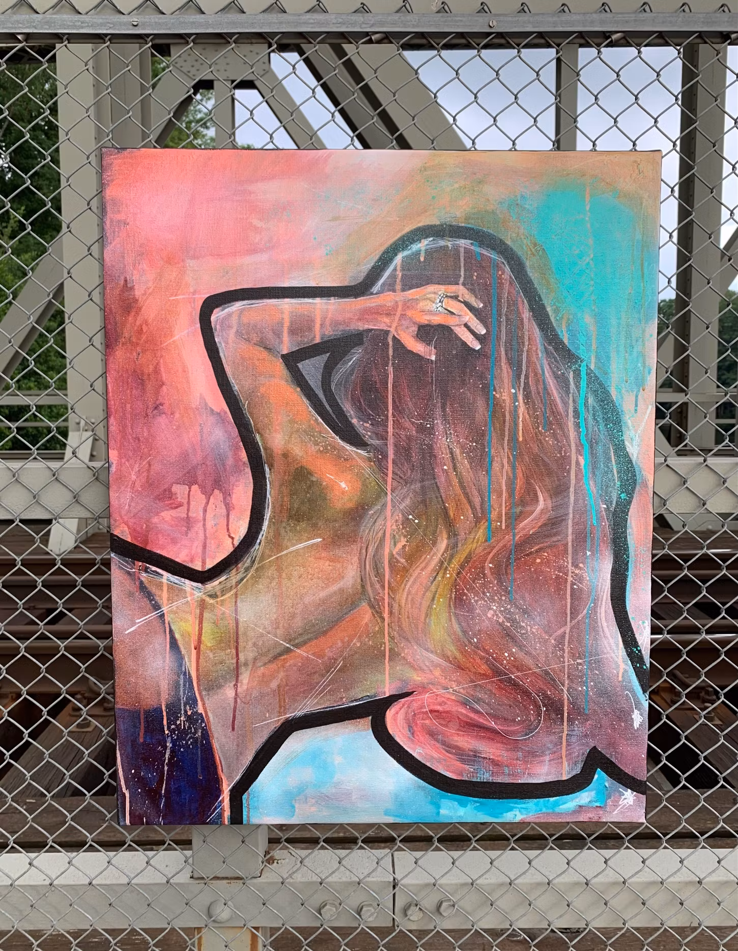 CHANGE 60x75cm acrylic canvas