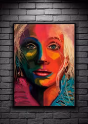 I AM art print 50x70cm