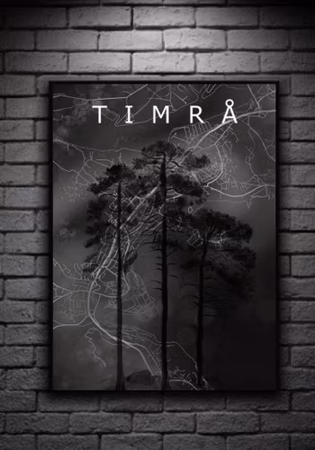 TIMRÅ tallar svartvit