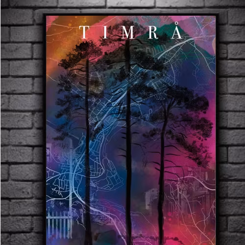 TIMRÅ tallar och hus