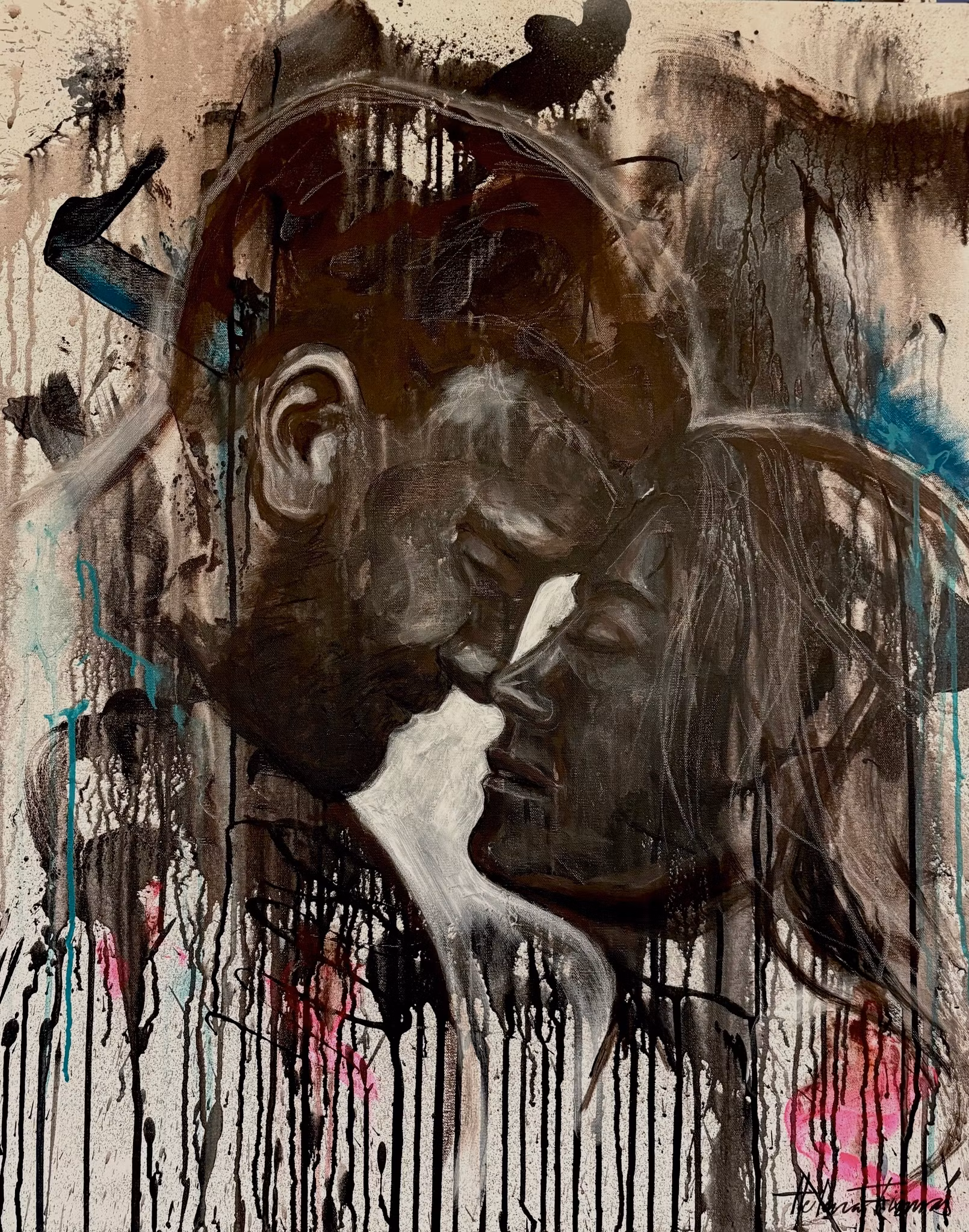 SAVE MY SOUL-Acrylic canvas 73x93cm