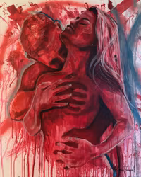 HOLDING YOU-Acrylic canvas 73x93cm
