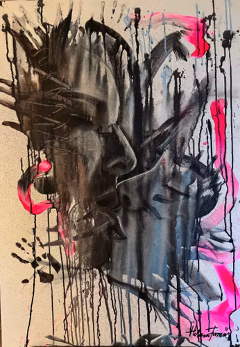 WHEN I LOOK AT YOU-Acrylic canvas 70x100cm